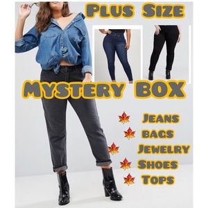 Fun Surprise Box. Multiple sz Plus size Jeans